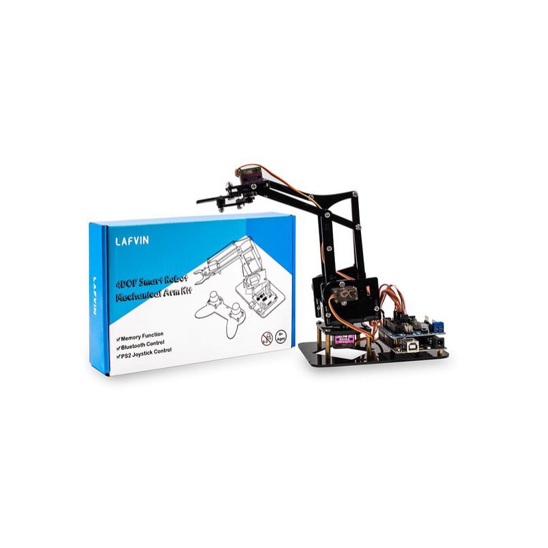 Акриловые игрушки LAFVIN 4DOF, набор механических ручек для робота Arduino