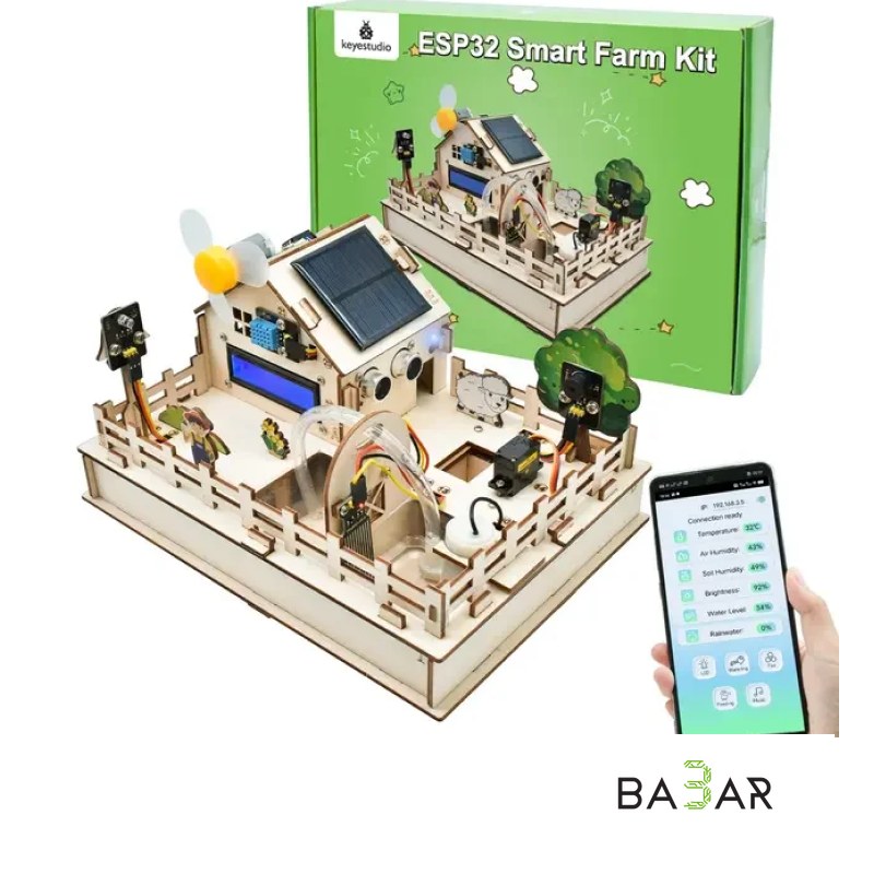 Keyestudio Smart Farm IoT — набор для начинающих на ESP32