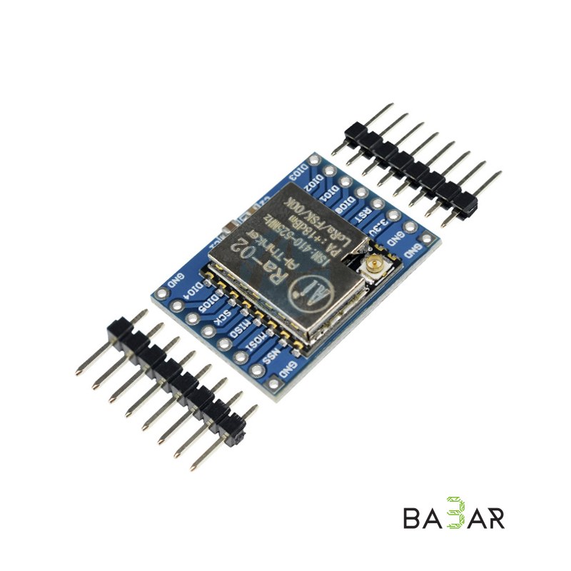 Модуль LoRa SX1278, 10 км, Ra-02, беспроводной, с широким спектром, разъем для передачи данных, 433 МГц