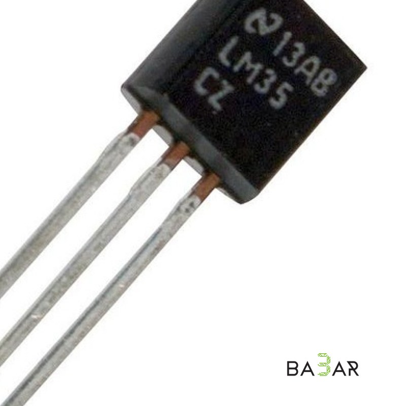 Аналоговый датчик температуры LM35DZ, корпус TO-92