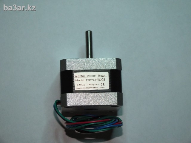 Шаговый двигатель 42BYGHW208, 12V/0.4A/2600G, CM мотор 2 фазы 4 провода