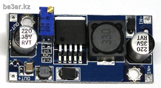 Повышающий DC-DC, входное напряжение 3-30V, выходное 4-35V (LM2587)