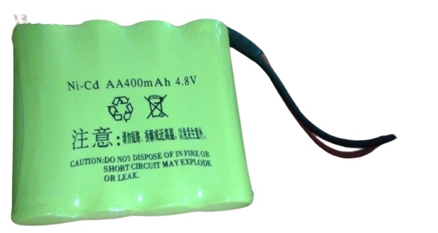 Ni-Cd аккумулятор AA 4,8V 400mAh