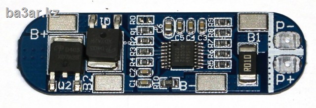 Плата контроля заряда/разряда Li-Ion аккумуляторов 3S, 13A (HX-3S-A02)
