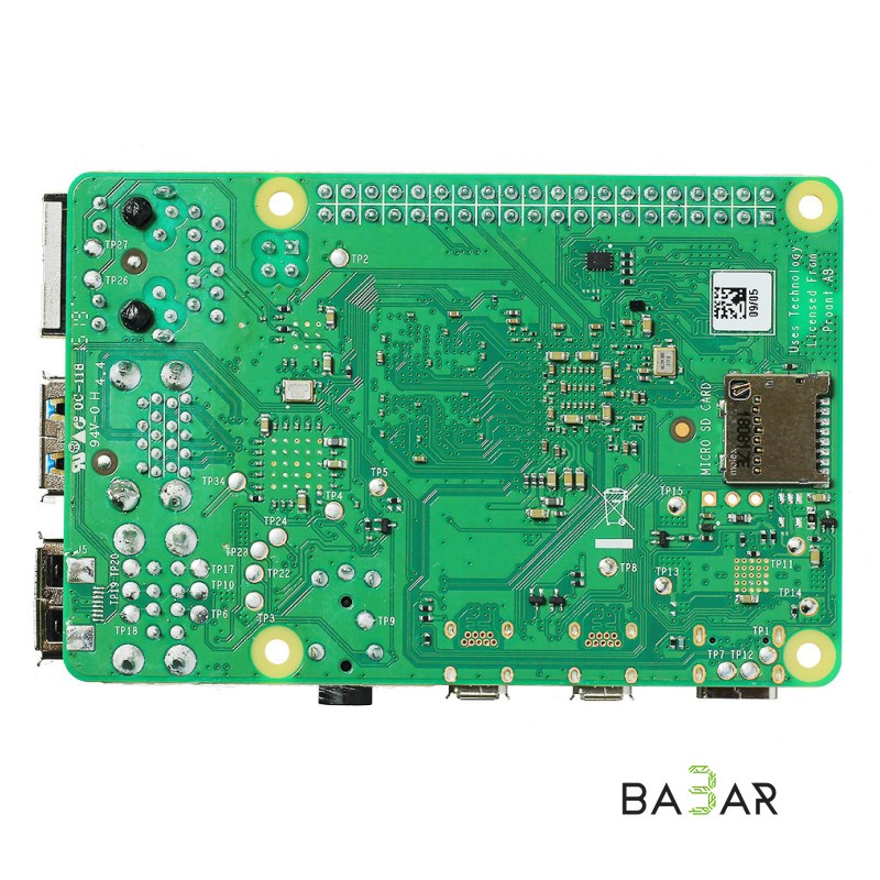 Микрокомпьютер Raspberry Pi 4 Model B, 2 ГБ ОЗУ, 40 GPIO