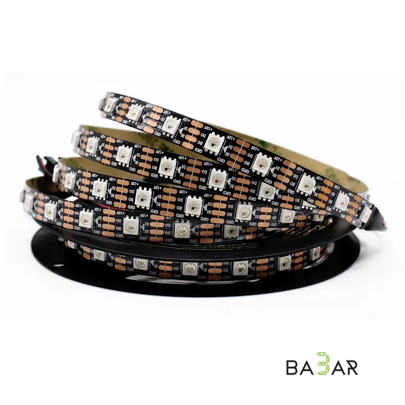 Адресная LED лента RGB WS2815 SMD5050 5 м 60 LED/м 12 В IP20