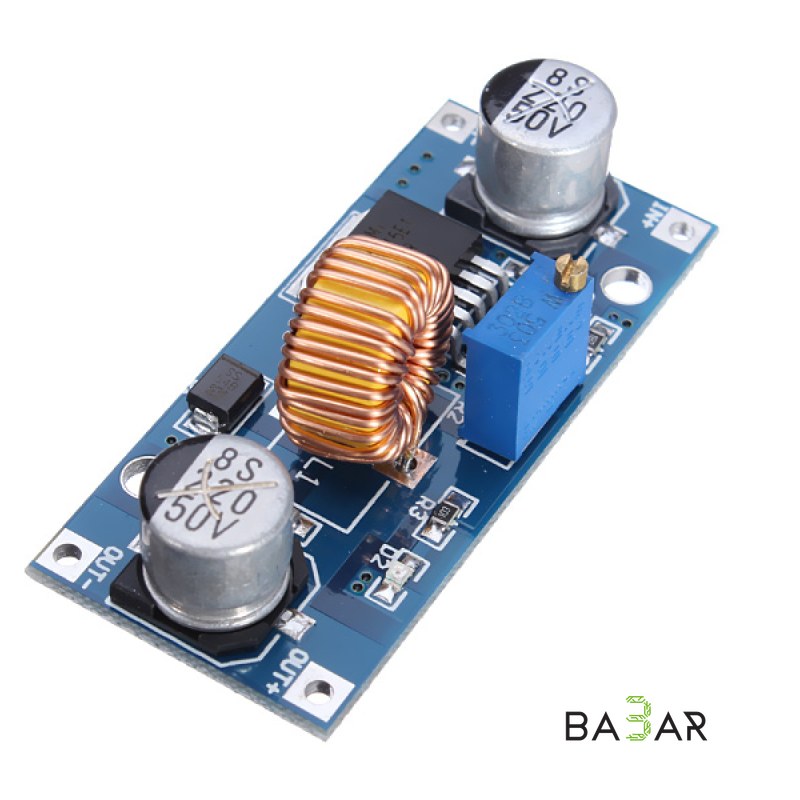 Понижаюший DC-DC преобразователь XL4015, от 4-38V до 1.25-36V (до 5А)