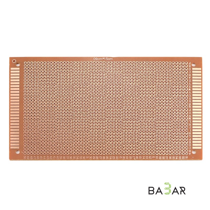 Универсальная макетная плата Hole Board 9x15 см — односторонняя