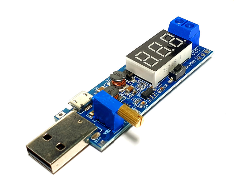 USB StepUP/Down (boost/buck) конвертер XY-UP 1.2V-24V (3W)