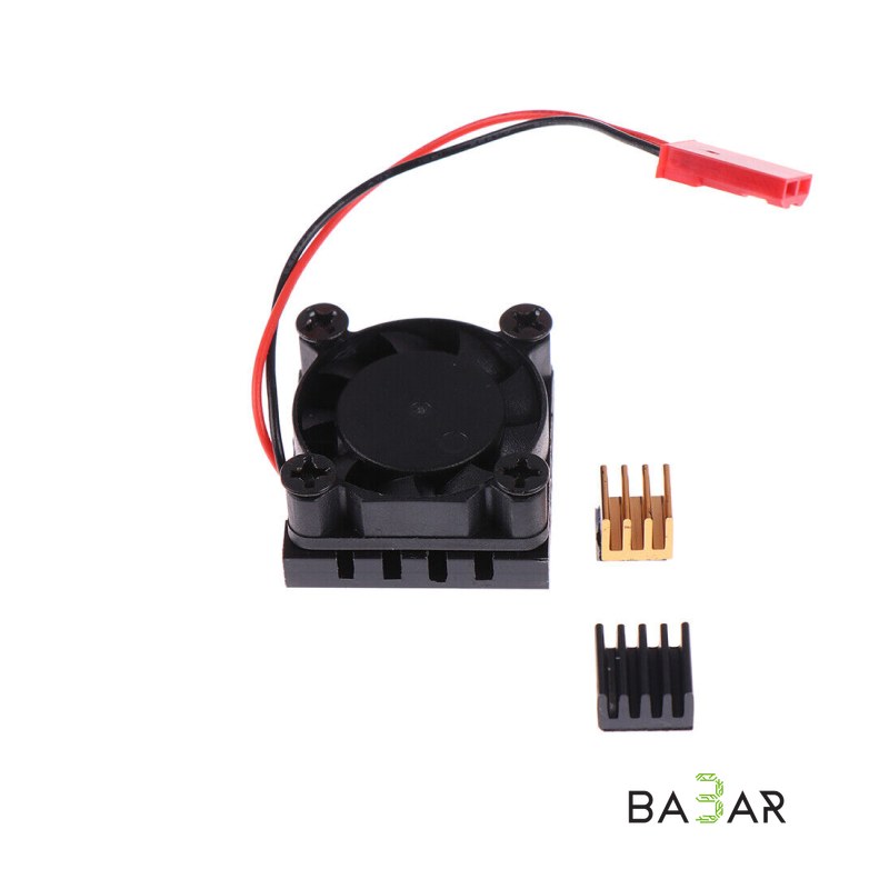 Алюминиевый радиатор для Raspberry Pi 4 с одним кулером 5V