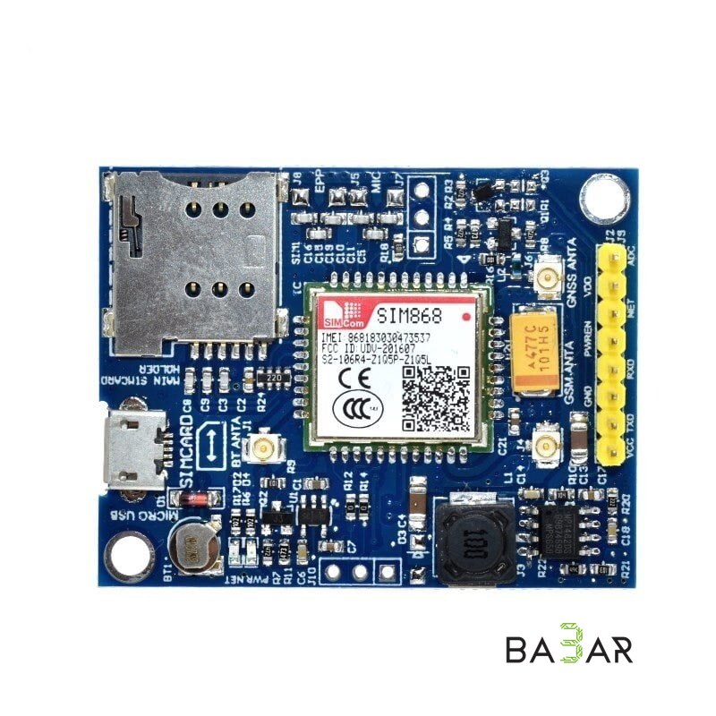 Модуль SIM868 Mini — GSM, GPRS, Bluetooth и GPS/BD/GLONASS