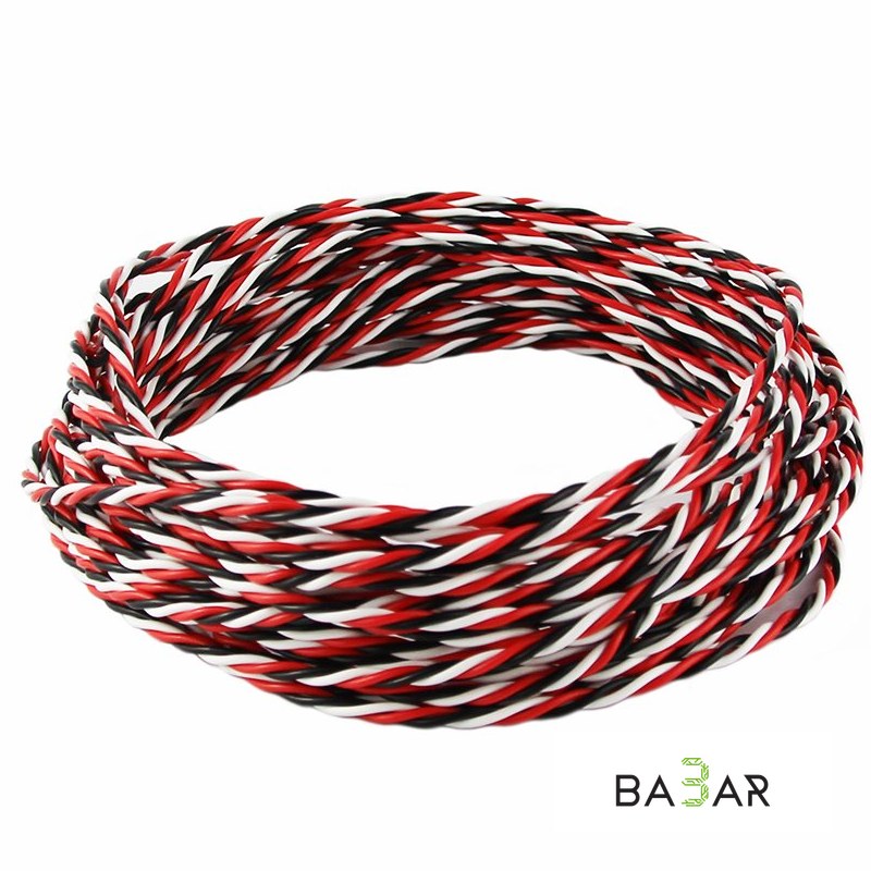 Сервоудлинитель 22 AWG 1 м, многожильный, луженая медь