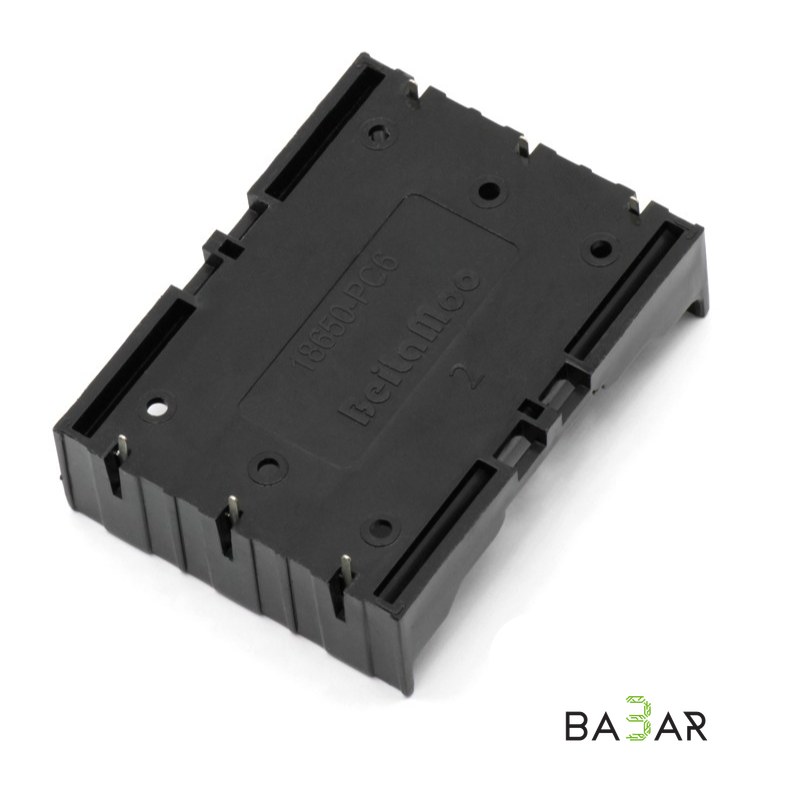 Батарейный отсек 3×18650 параллельный, 3.7 В