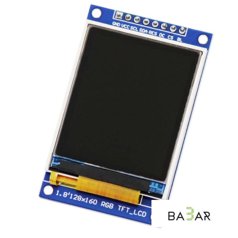 TFT-дисплей 1.8″ 128×160 на ST7735S, SPI