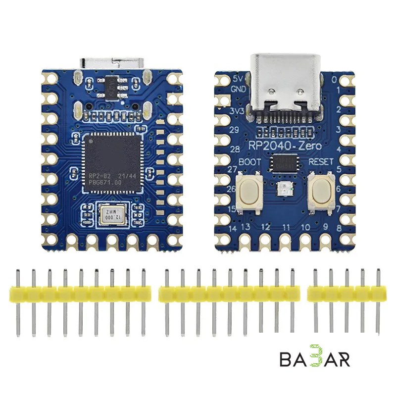 Плата RP2040-Zero — мини-микроконтроллер Raspberry Pi RP2040