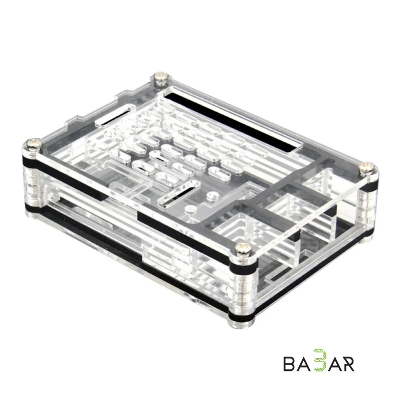Акриловый корпус для Raspberry Pi 5, 9 слоёв, под Active Cooler