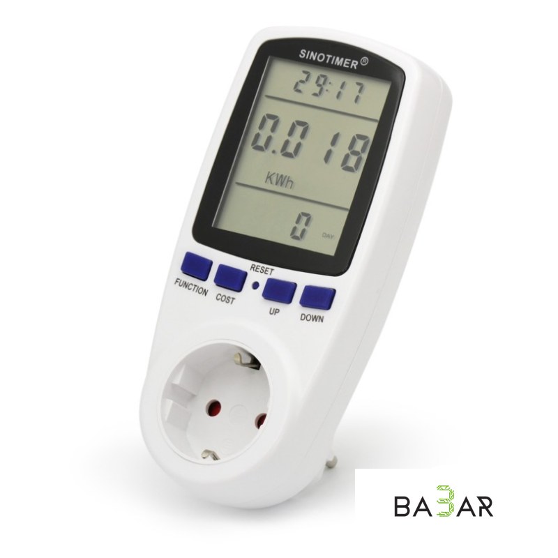 Бытовой ваттметр SINOTIMER DDS108 (220 В, до 3680 Вт)