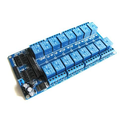 16-канальный модуль реле 12V для Arduino