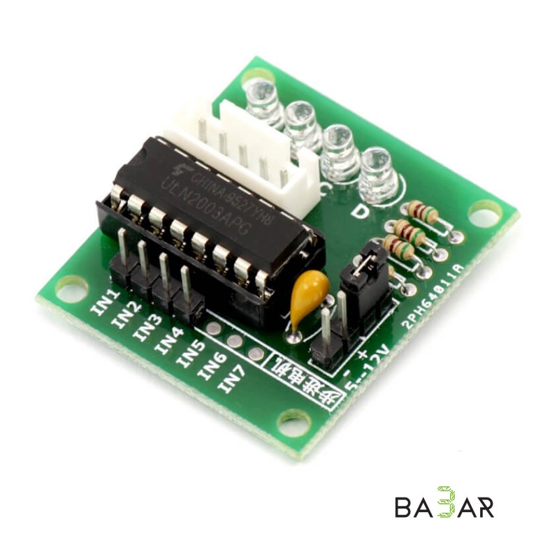 4- фазный шаговый двигатель 5V, с платой управления