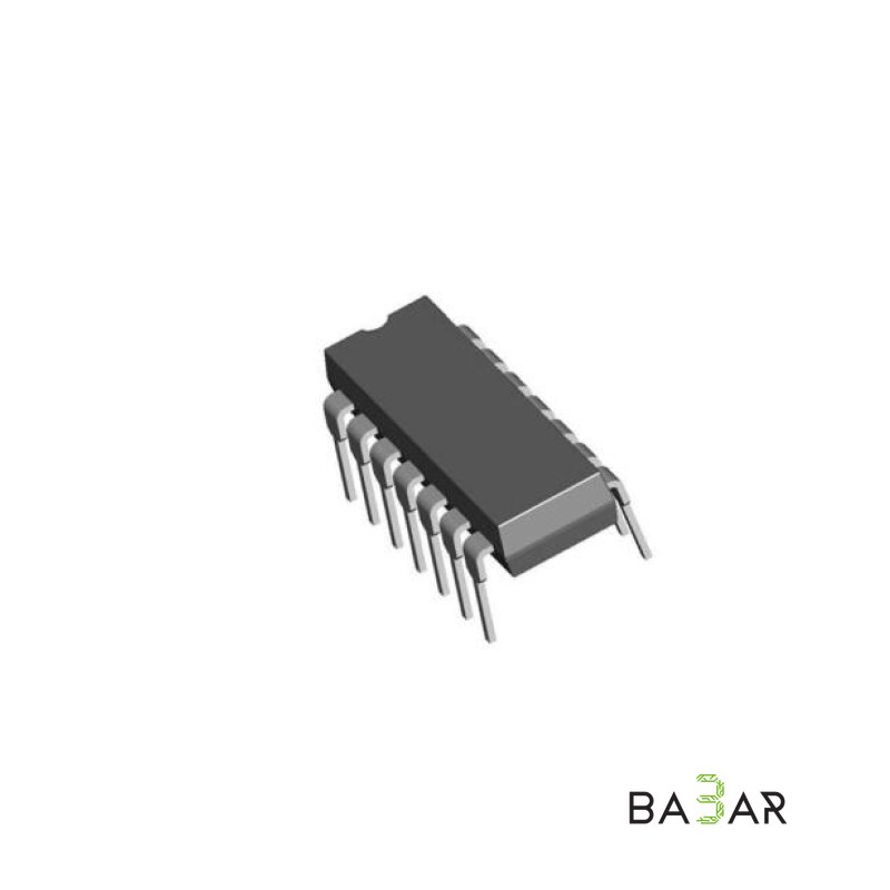 Микросхема 74HC11P — три логических элемента 3И (3xAND3), DIP-14
