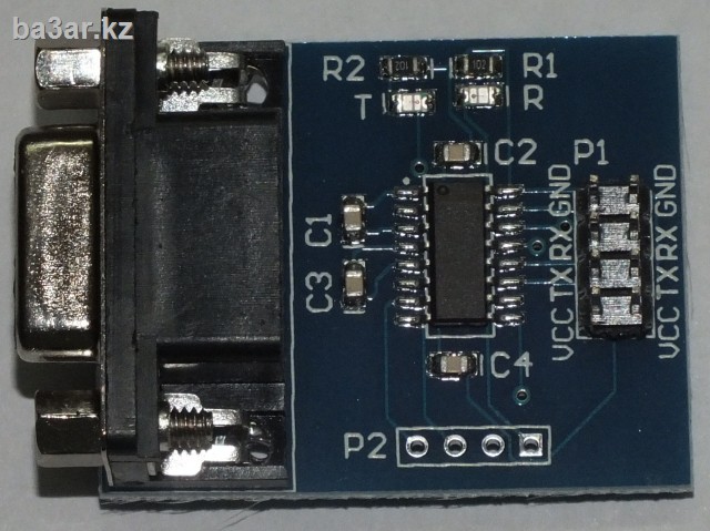 RS232 - TTL Модуль (MAX232) с разъемом СОМ-порта