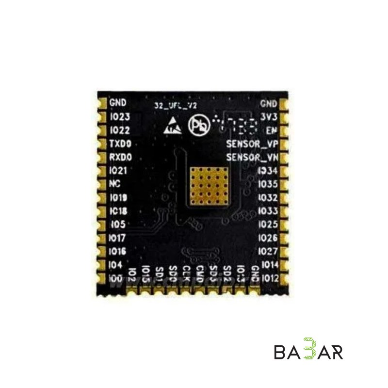 Модуль ESP32-WROOM-32U: Wi-Fi и Bluetooth, разъём U.FL для антенны