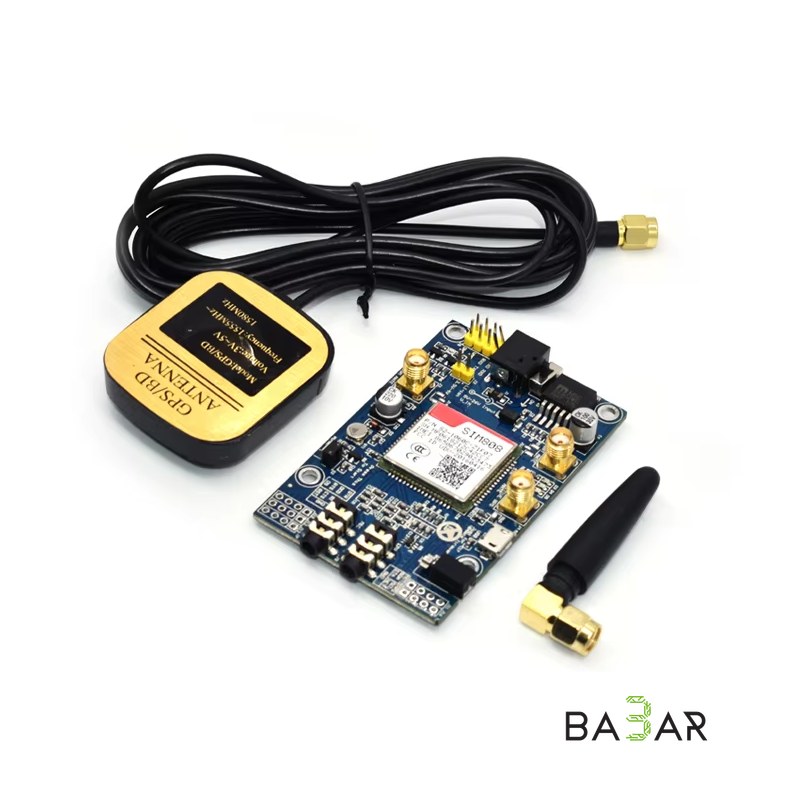 Модуль SIM808: GPS, GPRS, GSM, Bluetooth с антеннами