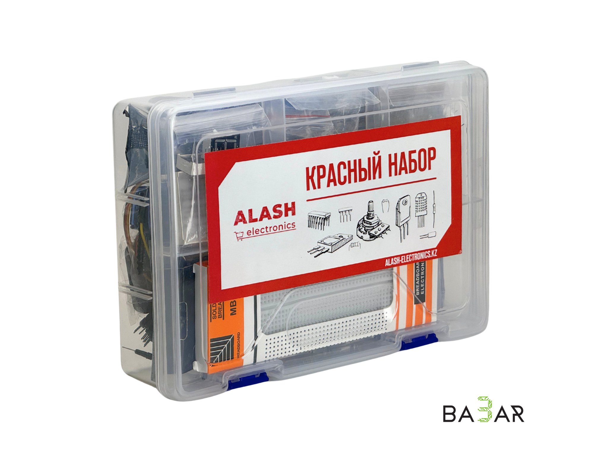Arduino Стартовый набор «Красный»: Uno R3 и Mega 2560, датчики, RFID