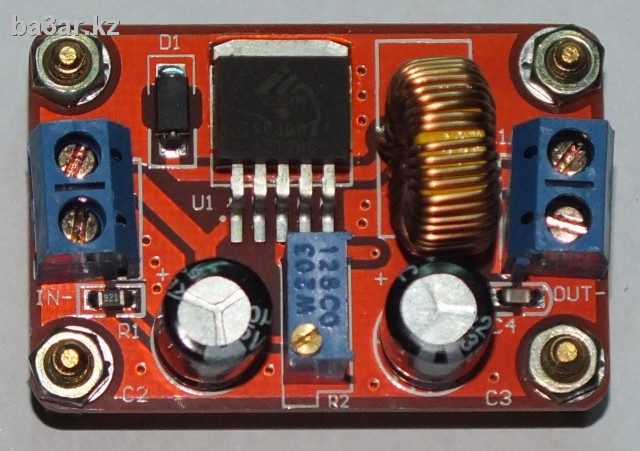 Модуль для зарядки Li-Ion аккумуляторов и LED - драйвер, выход 1,3-37V ток до 3А (GS6300)