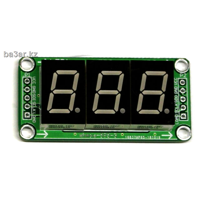 LED дисплей, 4 символа