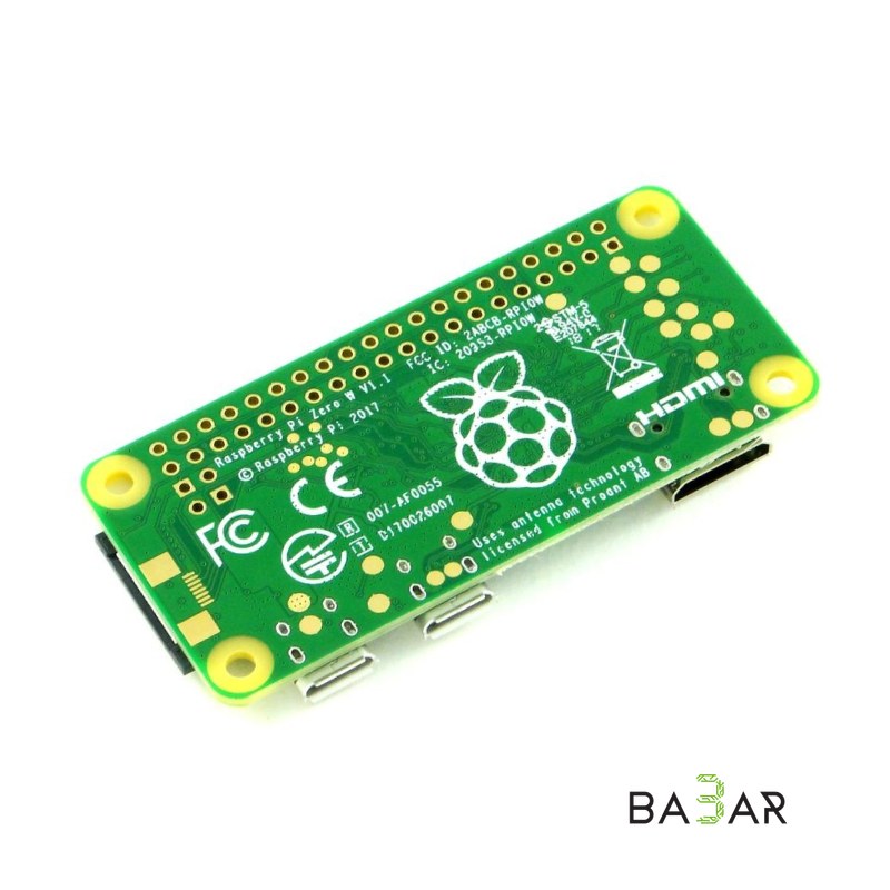 Raspberry Pi Zero W v1.1 с Wi-Fi и Bluetooth, 512 МБ