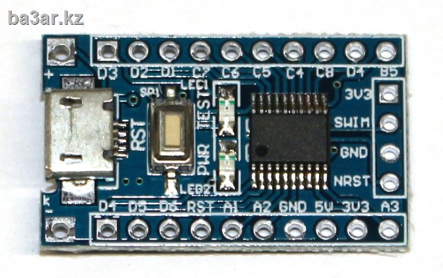 Плата разработки STM8 Модуль STM8S003F3P6