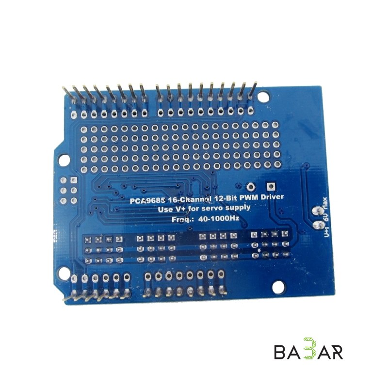 Серво-шилд PWM Servo Shield PCA9685, 16 каналов, 12 бит, I2C