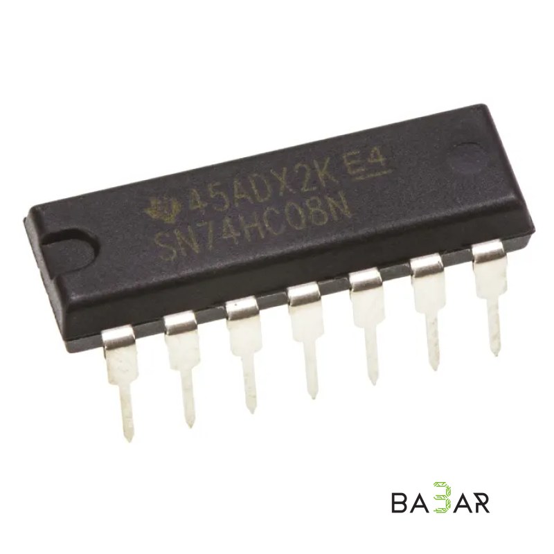 Микросхема SN74HC08N — 4 логических элемента 2И (AND), DIP-14