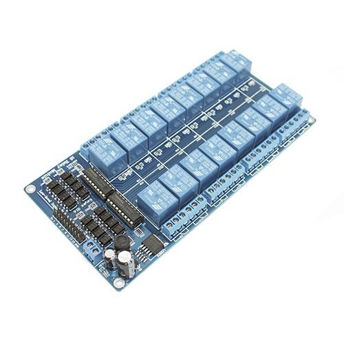 16-канальный модуль реле 5V для Arduino