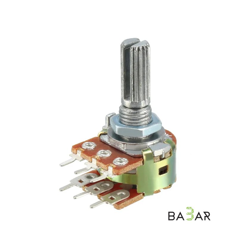 Набор стереопотенциометров 50 шт, 1k–1M, сдвоенные 6-контактные