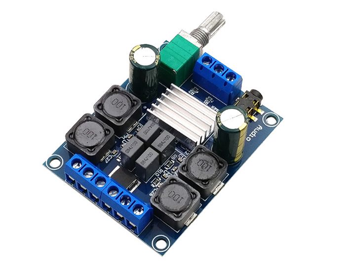 Цифровой усилитель мощности звука 2x50 Вт TPA3116D2 (XY-502)
