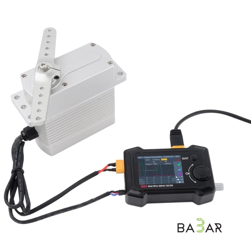 Серво-тестер ToolkitRC ST8 8-канальный, TFT 2.4", 7-28V