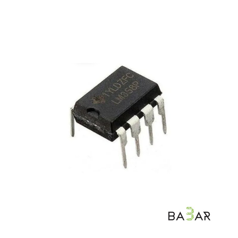 Операционный усилитель LM358P двухканальный, корпус DIP-8