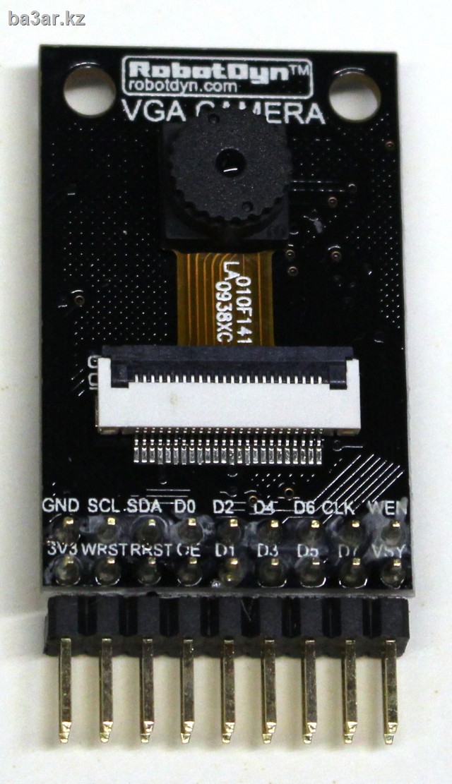 Модуль VGA камеры OV7670, 640x480, FIFO буфером AL422B, I2C