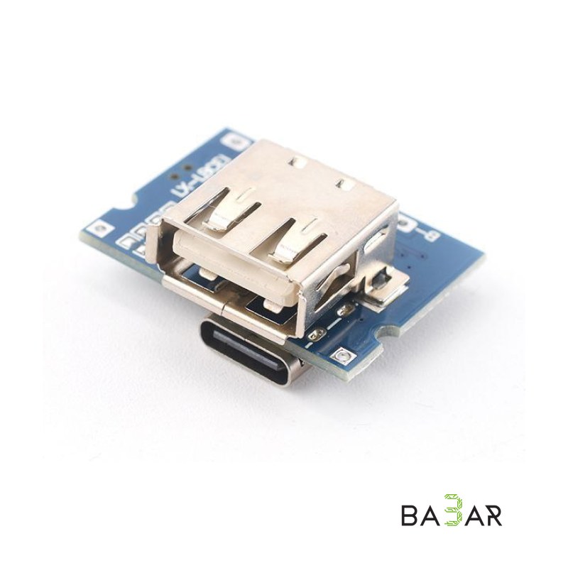 Модуль зарядки и разрядки Li-Ion 5V 2A с Type-C (pass-through)