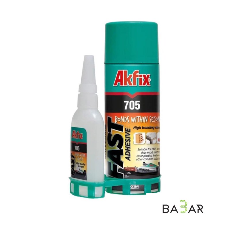 Akfix 705 двухкомпонентный клей с активатором, 400 мл + 100 г