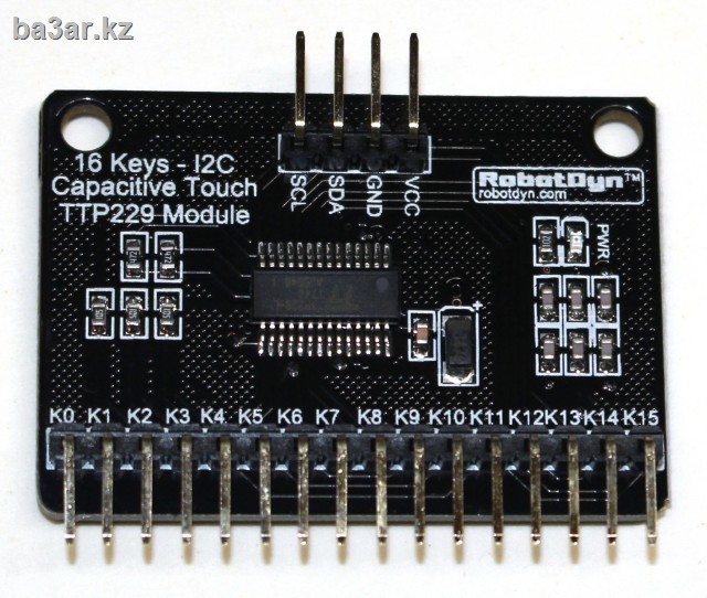 TTP229, I2C модуль на 16 сенсорных кнопок