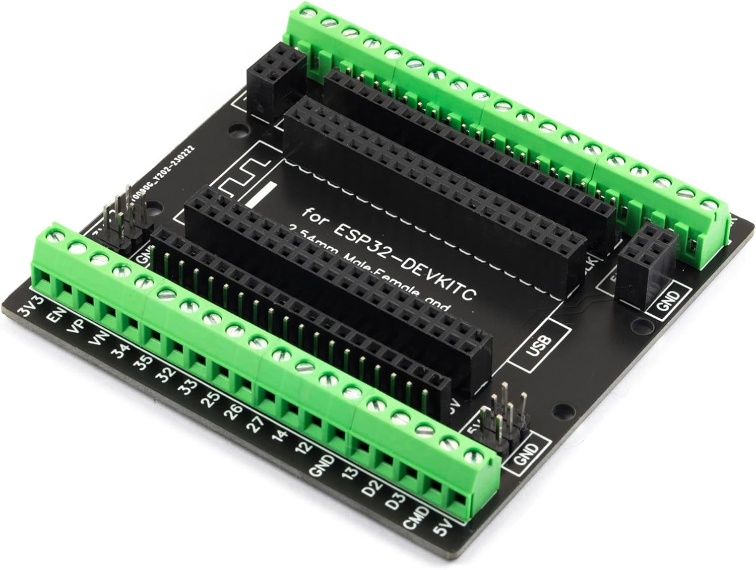 АДАПТЕР ВИНТОВЫХ КЛЕММ ДЛЯ ПЛАТЫ РАСШИРЕНИЯ ESP32 38PIN