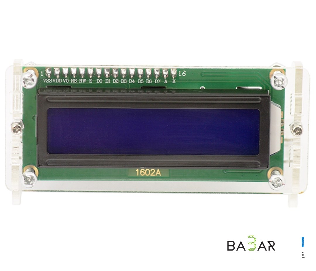 Корпус для дисплея LCD1602 прозрачный акриловый