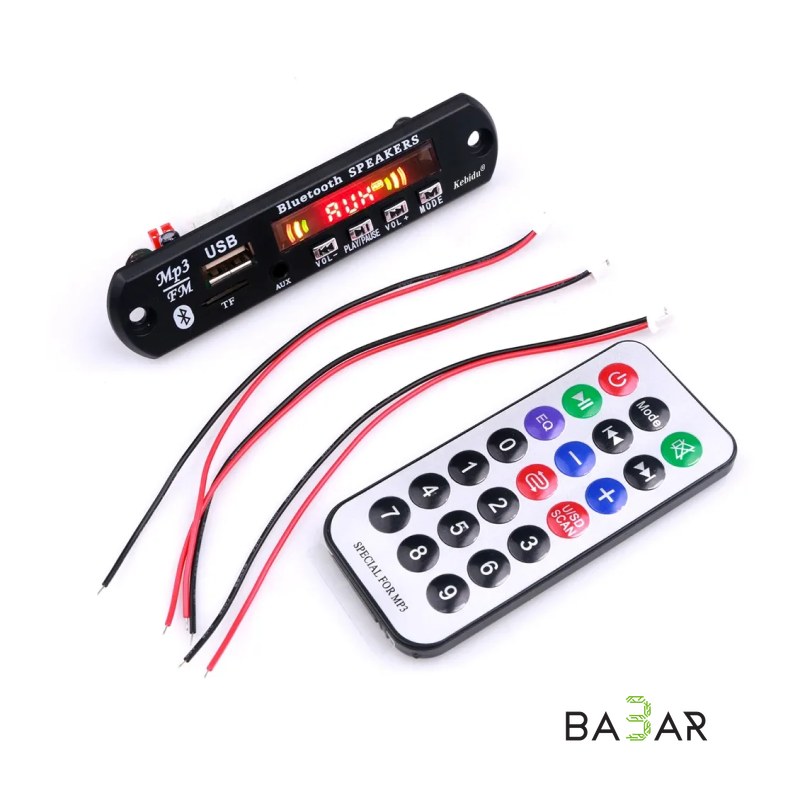 Bluetooth, MP3 аудио плеер с FM - радио