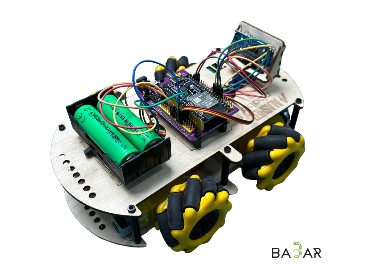 Набор робота-машинки Phobo ESP32 4WD BT Smart Car kit V3.0 с колёсами Mecanum