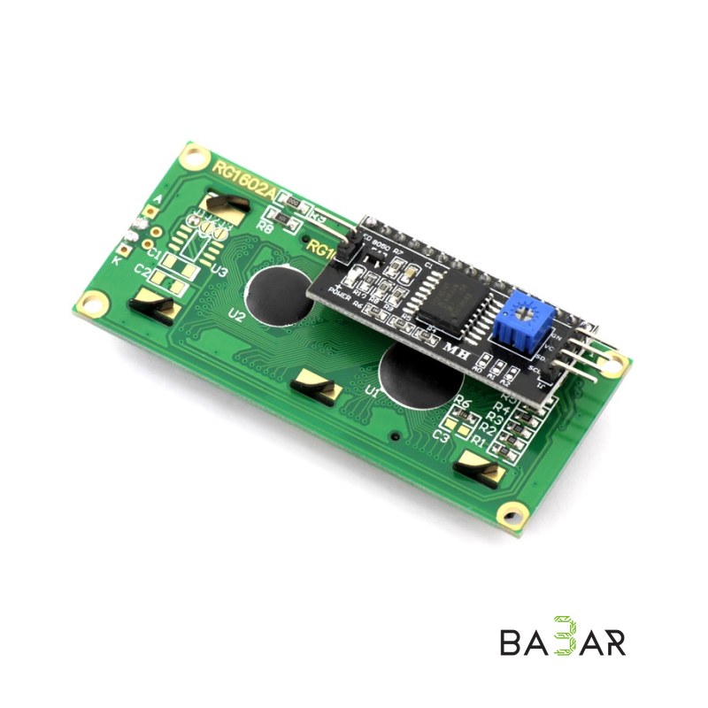 I2C LCD Модуль LCD1602 (голубой, 16 символов, 2 строки)