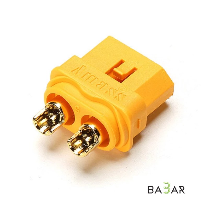Разъём XT60L мама, AMASS, 30 А под пайку, 12AWG