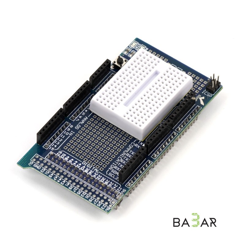 Прототип-шилд Arduino Mega Prototype Shield V3.0 с макетной платой